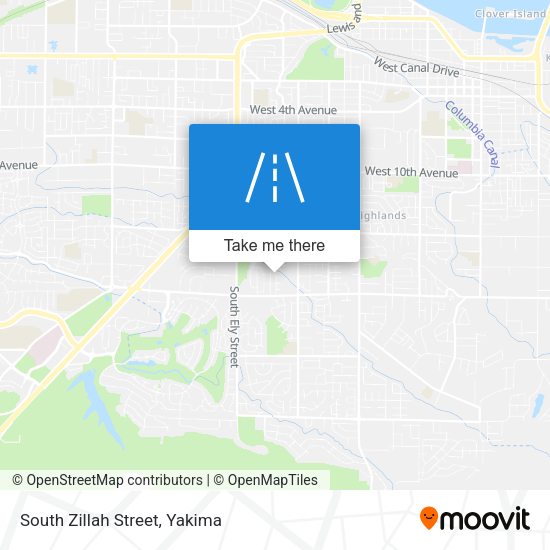 South Zillah Street map