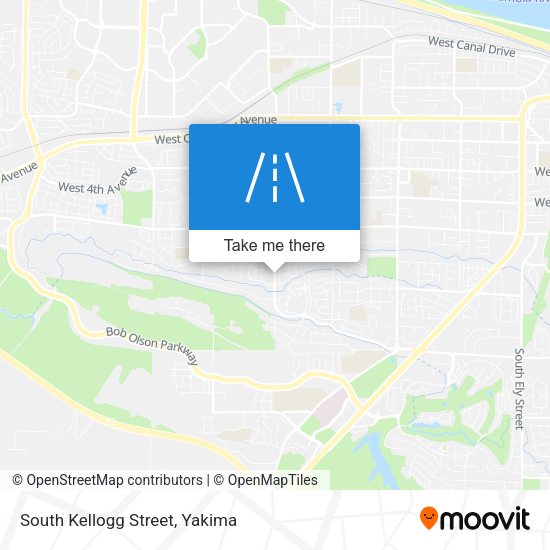 Mapa de South Kellogg Street