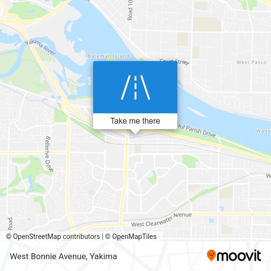 Mapa de West Bonnie Avenue