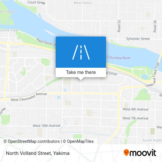 North Volland Street map