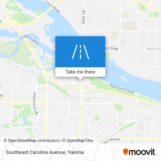 Southeast Carolina Avenue map