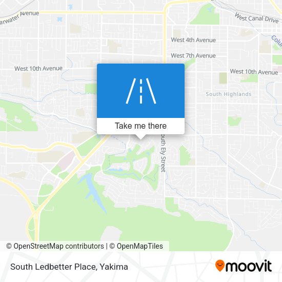 Mapa de South Ledbetter Place