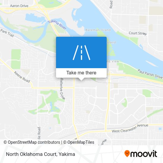 Mapa de North Oklahoma Court