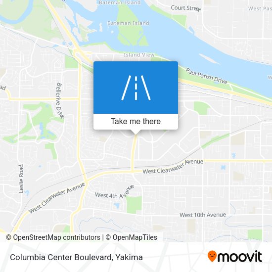 Columbia Center Boulevard map
