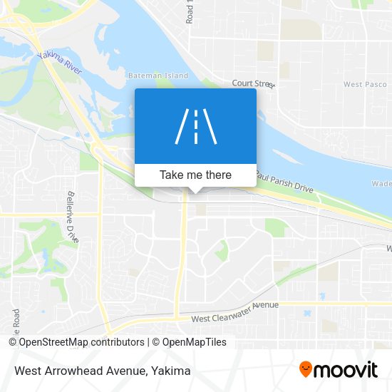 Mapa de West Arrowhead Avenue