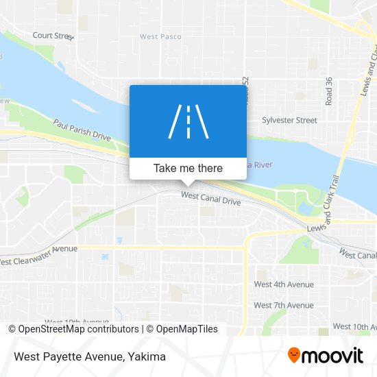 West Payette Avenue map