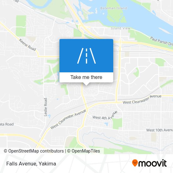 Mapa de Falls Avenue