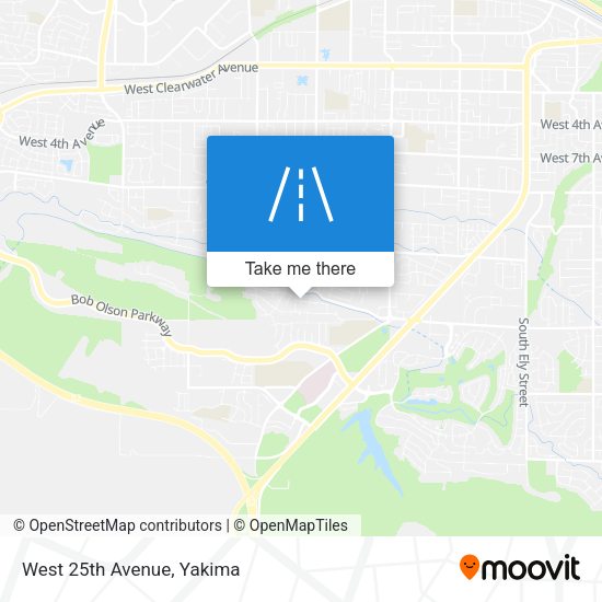 Mapa de West 25th Avenue
