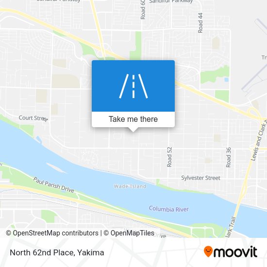 Mapa de North 62nd Place