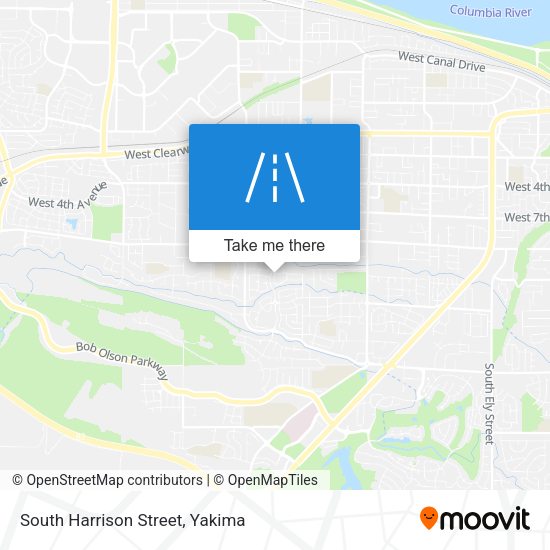 Mapa de South Harrison Street