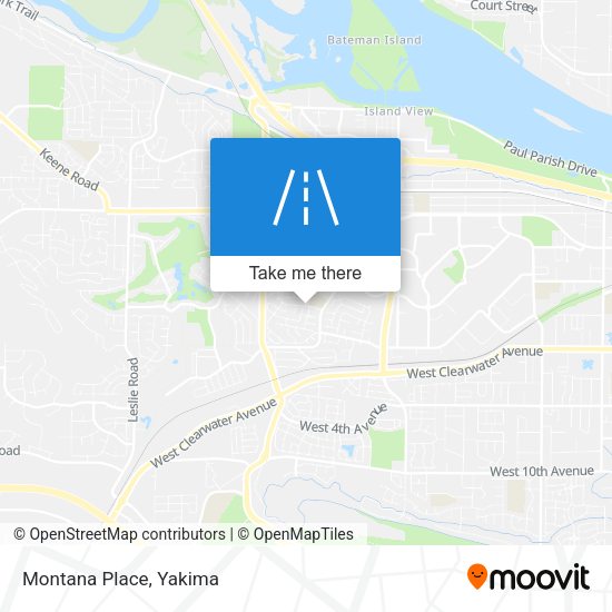 Mapa de Montana Place