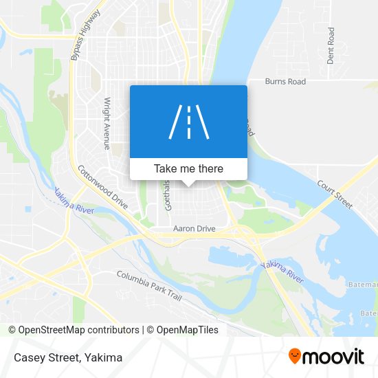 Mapa de Casey Street