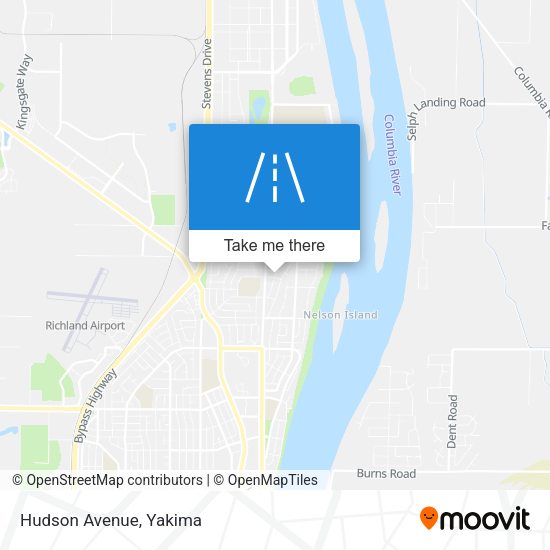 Mapa de Hudson Avenue