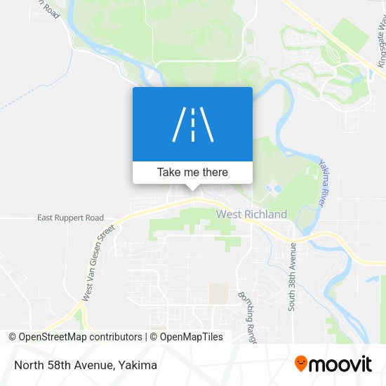Mapa de North 58th Avenue