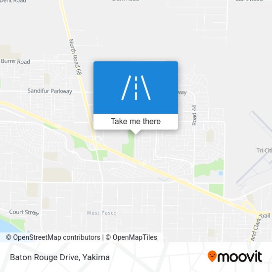 Baton Rouge Drive map