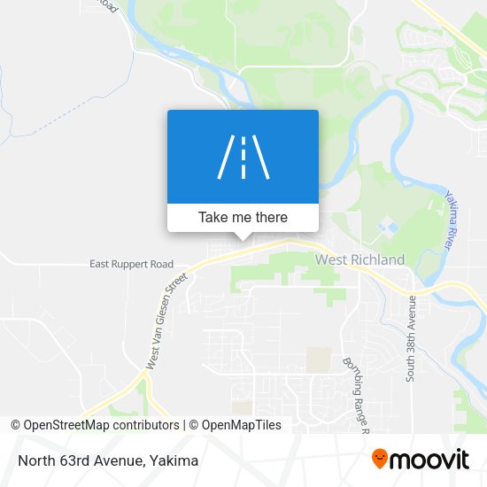 Mapa de North 63rd Avenue