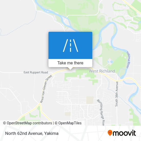 Mapa de North 62nd Avenue