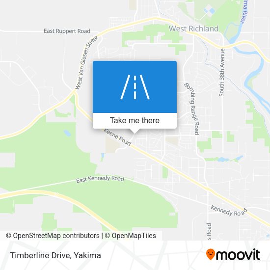 Mapa de Timberline Drive