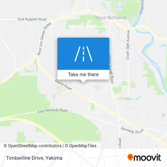 Timberline Drive map