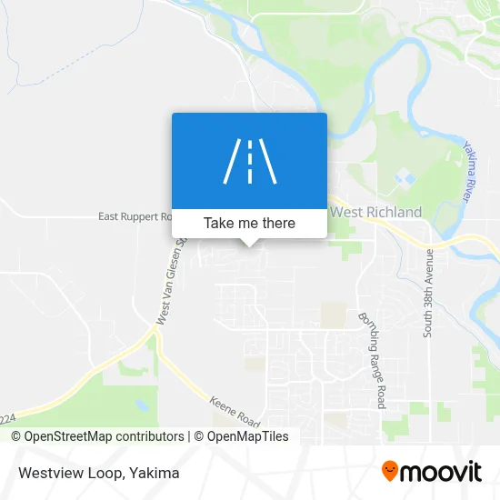 Westview Loop map