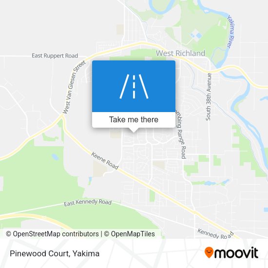Mapa de Pinewood Court
