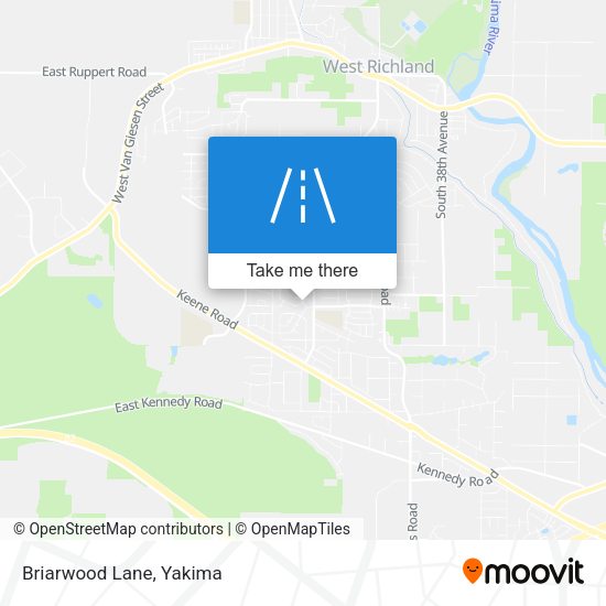 Mapa de Briarwood Lane