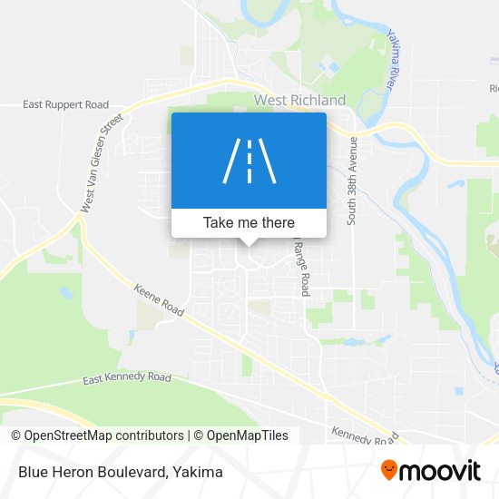 Mapa de Blue Heron Boulevard