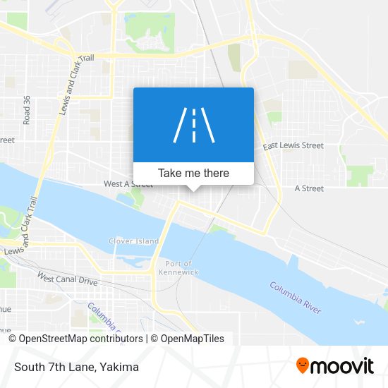 South 7th Lane map