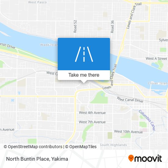 North Buntin Place map