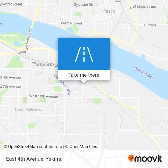 Mapa de East 4th Avenue