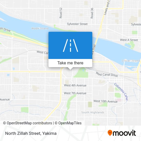 North Zillah Street map