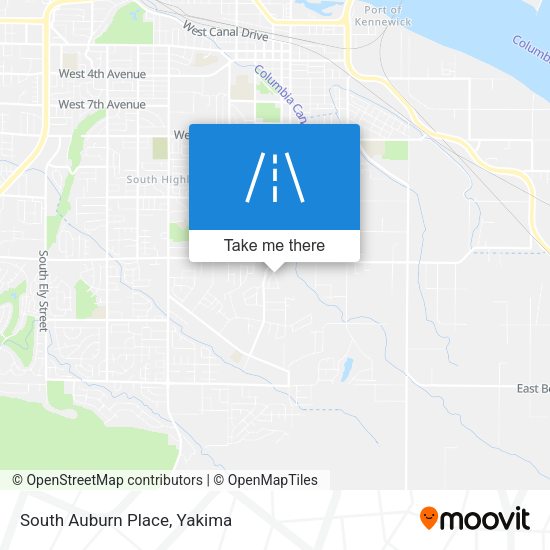 South Auburn Place map
