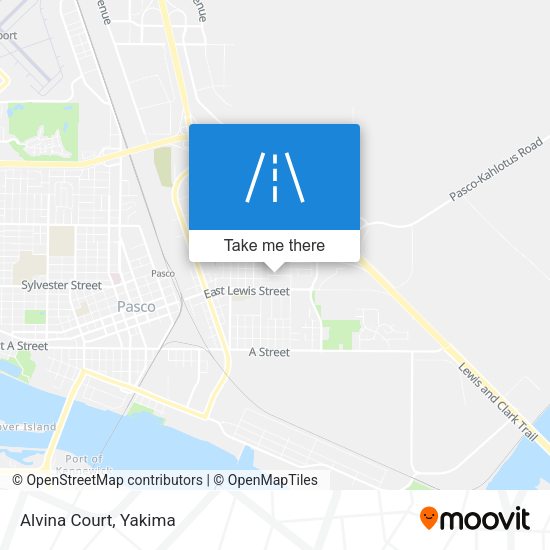 Mapa de Alvina Court