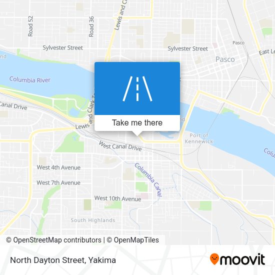 North Dayton Street map