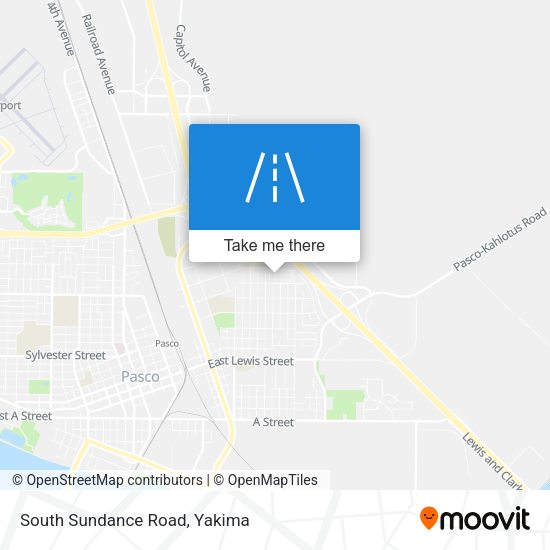 South Sundance Road map