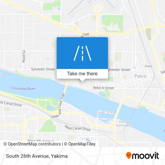 Mapa de South 26th Avenue