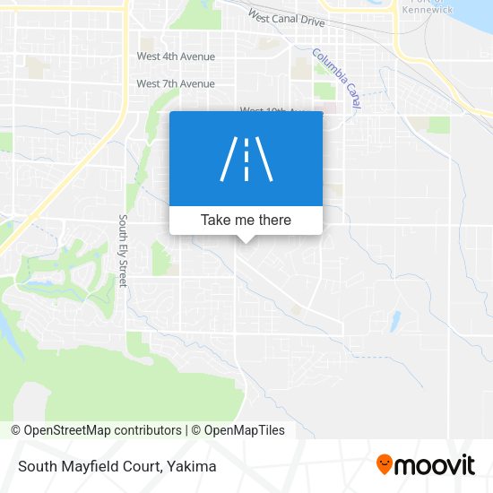 South Mayfield Court map