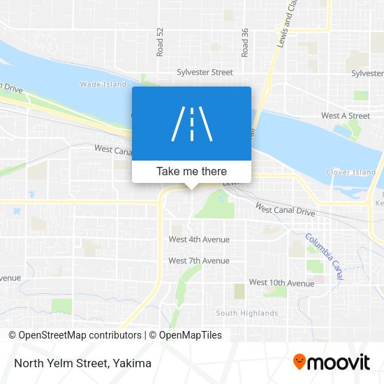 Mapa de North Yelm Street