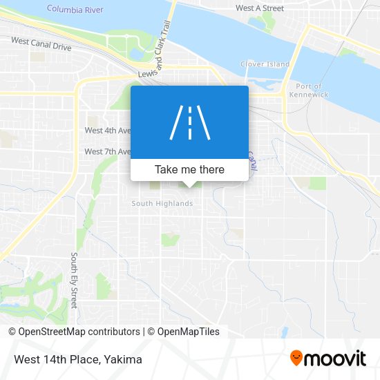 Mapa de West 14th Place