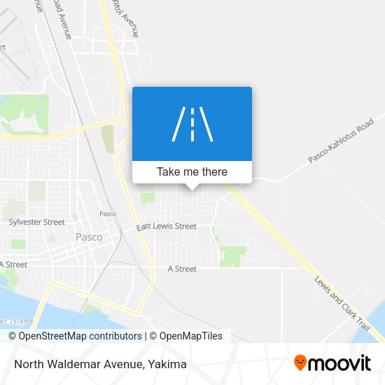 North Waldemar Avenue map