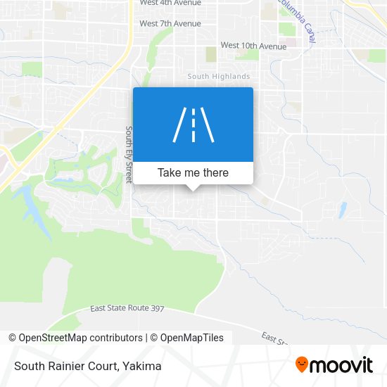 Mapa de South Rainier Court