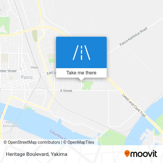 Heritage Boulevard map