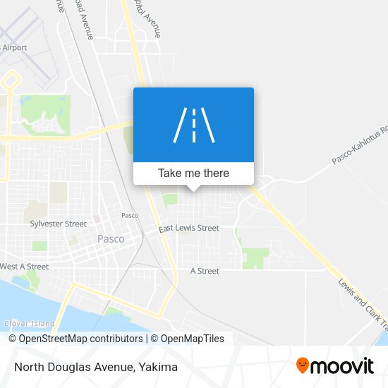 North Douglas Avenue map