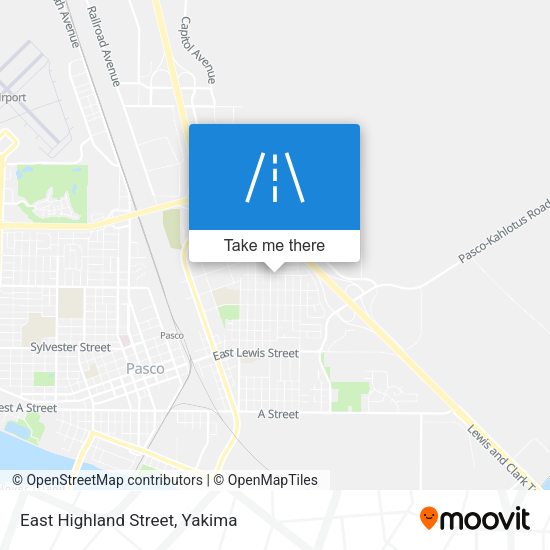 Mapa de East Highland Street