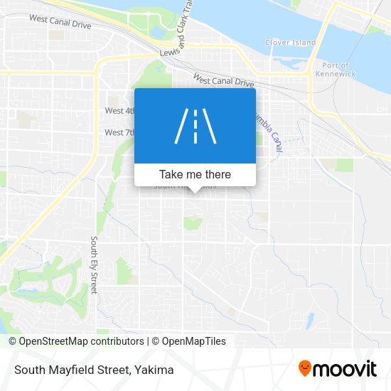 Mapa de South Mayfield Street