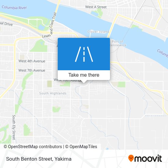 South Benton Street map