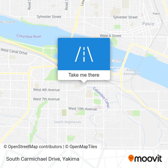 South Carmichael Drive map