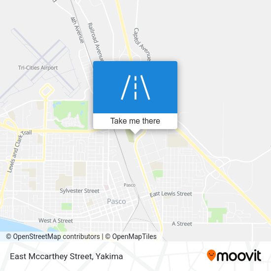 East Mccarthey Street map