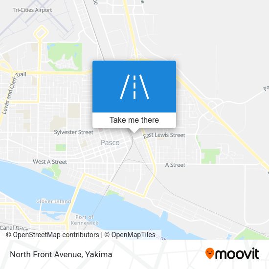 Mapa de North Front Avenue