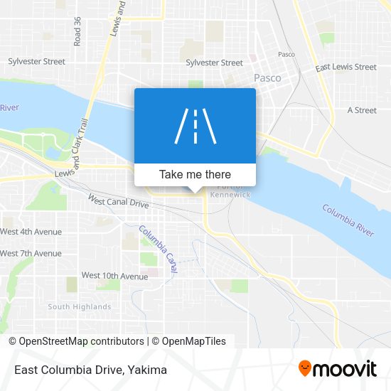 Mapa de East Columbia Drive